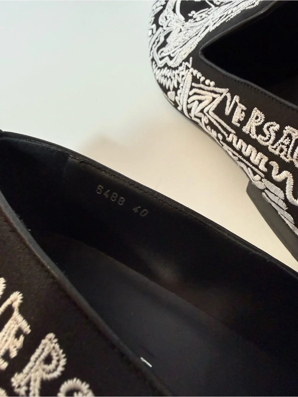 Versace black white
